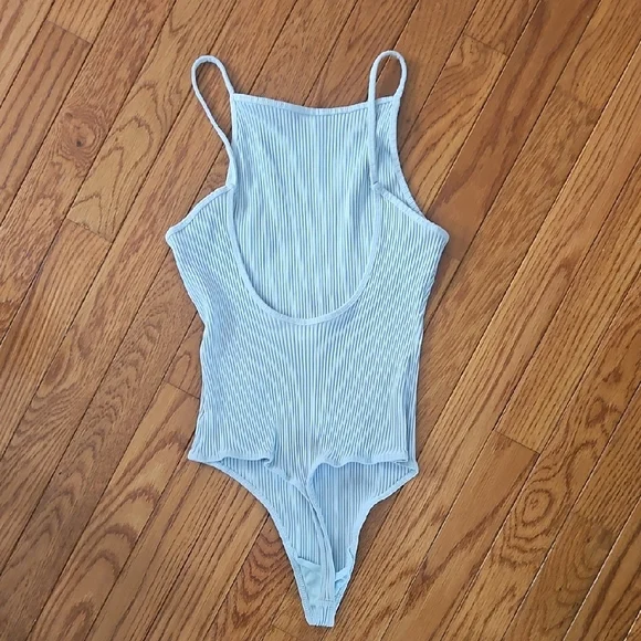 Wilfred Sky Blue Ribbed Bodysuit - Picture 2 of 5